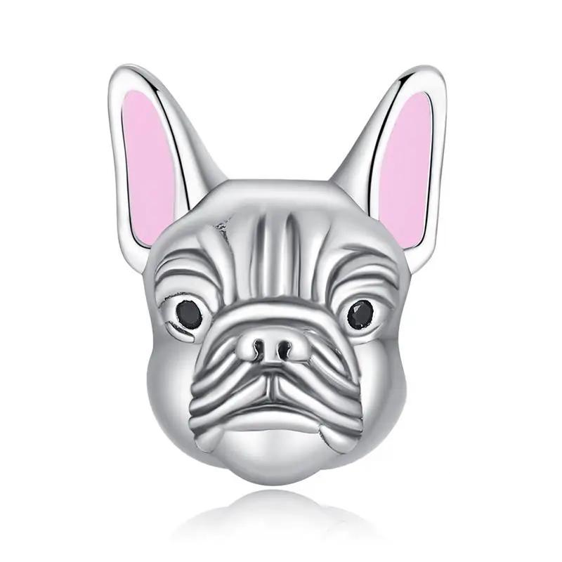 Berloque com cachorro bulldog, da Myzoria
