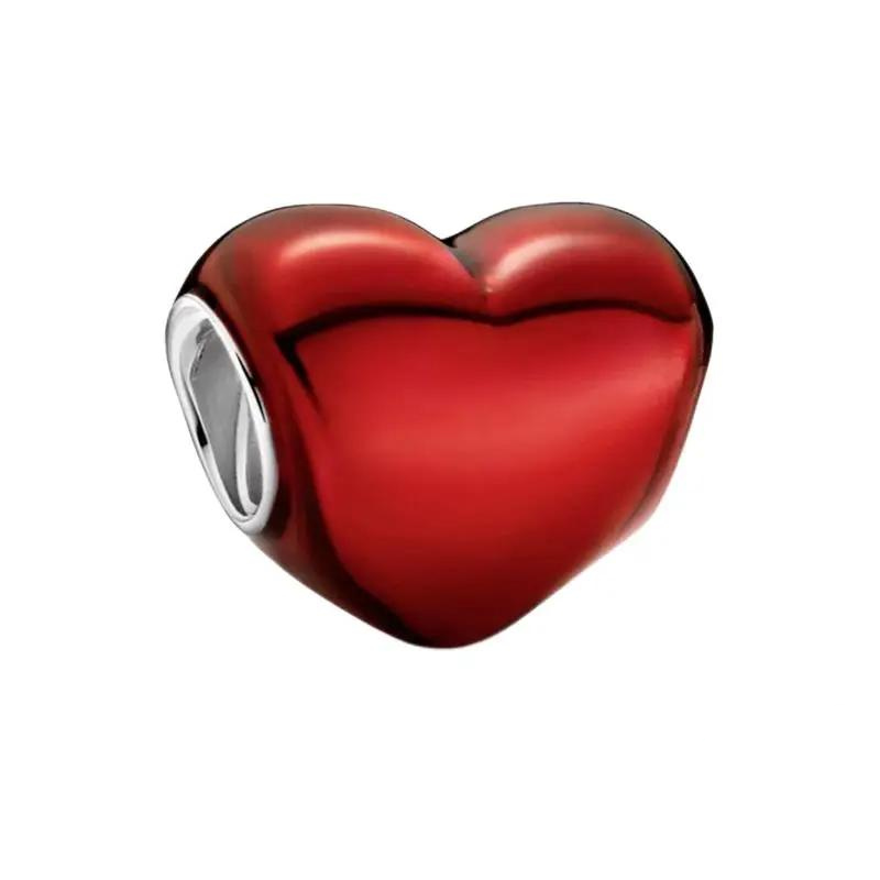 Berloque com coração vermelho, da Myzoria