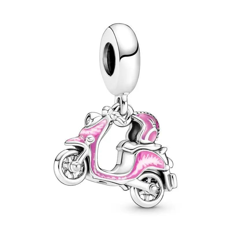 Berloque Pink Motorcycle