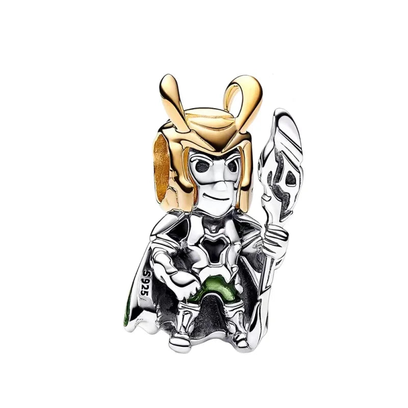Berloque com tema do Loki, da Myzoria