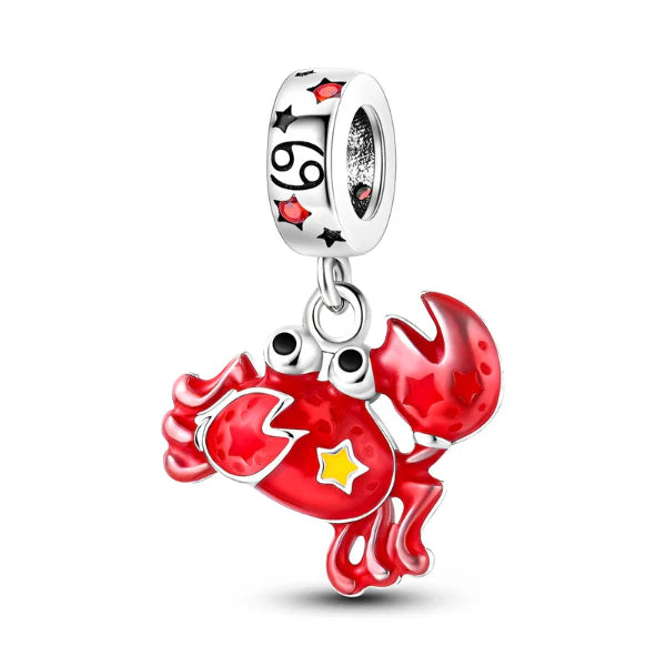 Berloque com o símbolo do signo de Câncer, da Myzoria