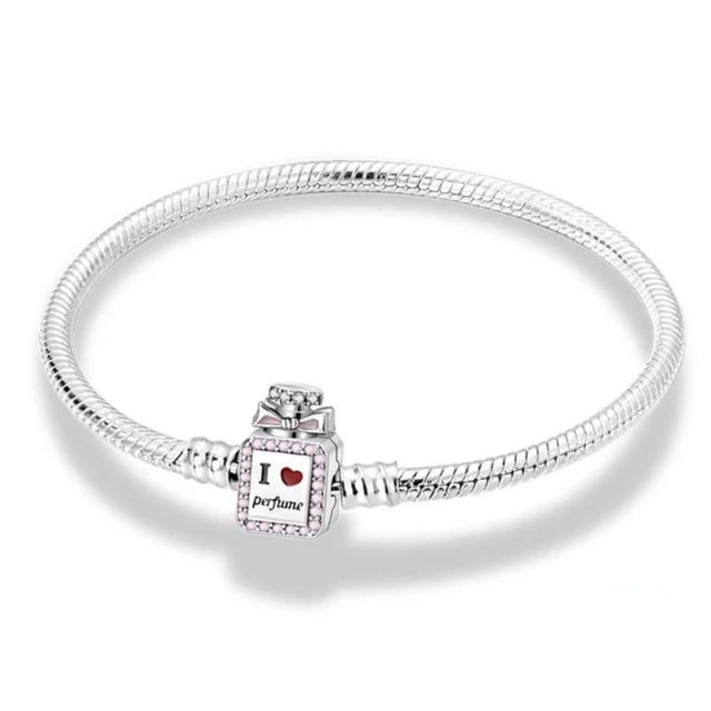Pulseira com vidro de perfume, da Myzoria